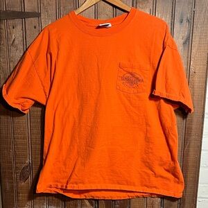 Orange T-Shirt with Pocket